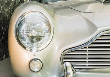 Classic Aston Martin Db5 front view